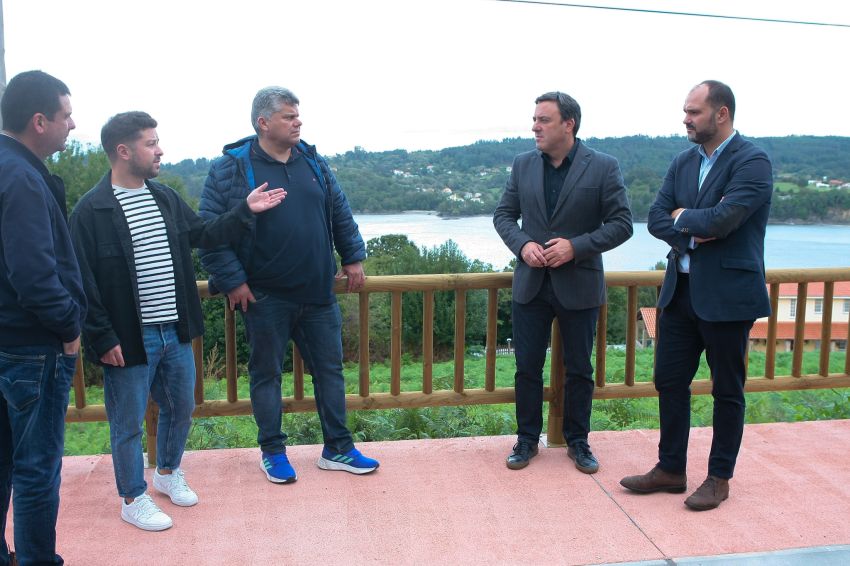 A Deputación ultima as obras da senda peonil de Centroña, nas que investiu 1,1 millóns de euros