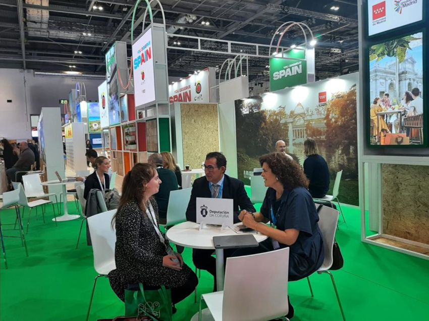 A Deputación da Coruña promociona o Camiño Inglés e o de Fisterra-Muxía na feira de turismo World Travel Market de Londres