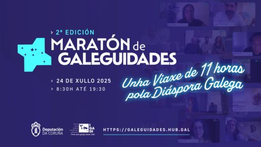 A Deputación da Coruña organiza o 2º Maratón de Galeguidades, que conectará á diáspora galega en 25 países dos cinco continentes