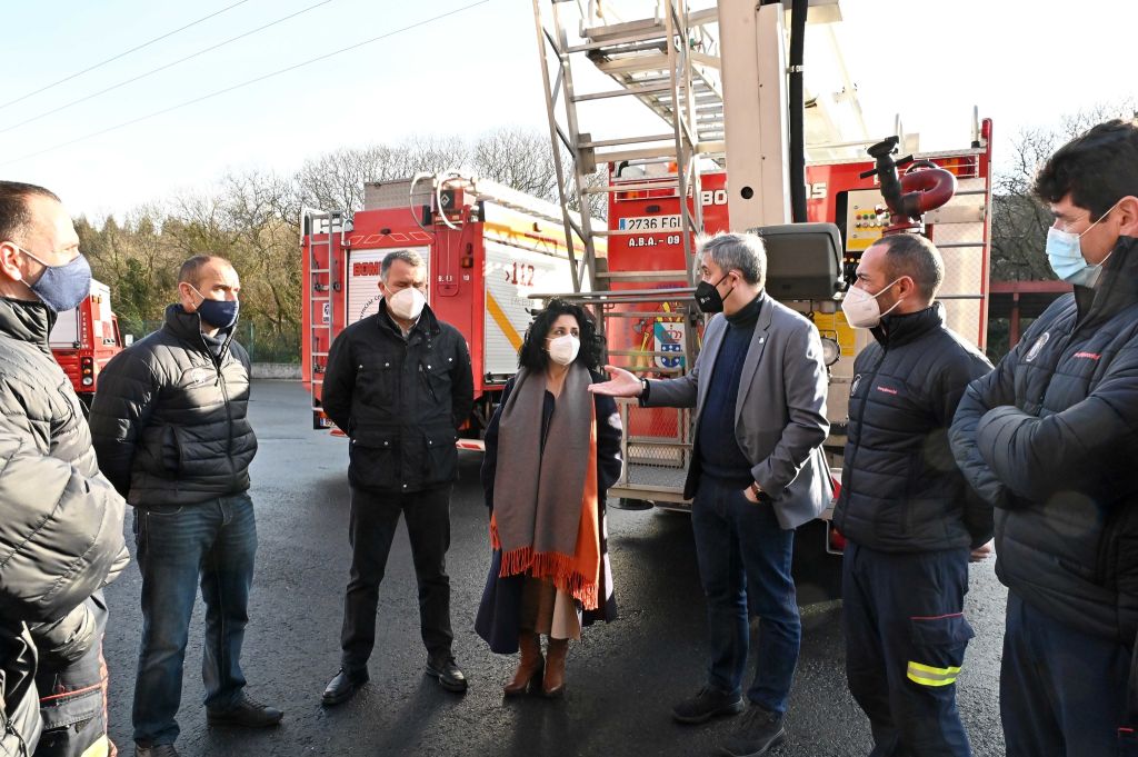 Blas García confirma que a Deputación seguirá apostando por mellorar o Consorcio Provincial de Incendios e Salvamento