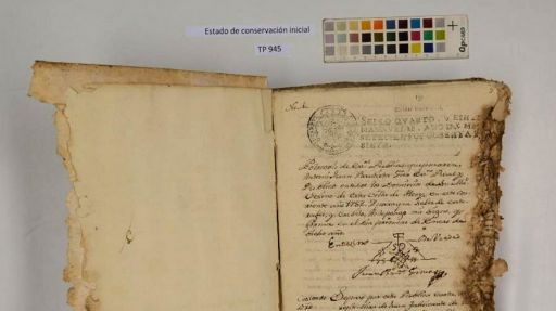 O Archivo municipal de Alcoi restaura sete volumes dos séculos XVIII e XIX